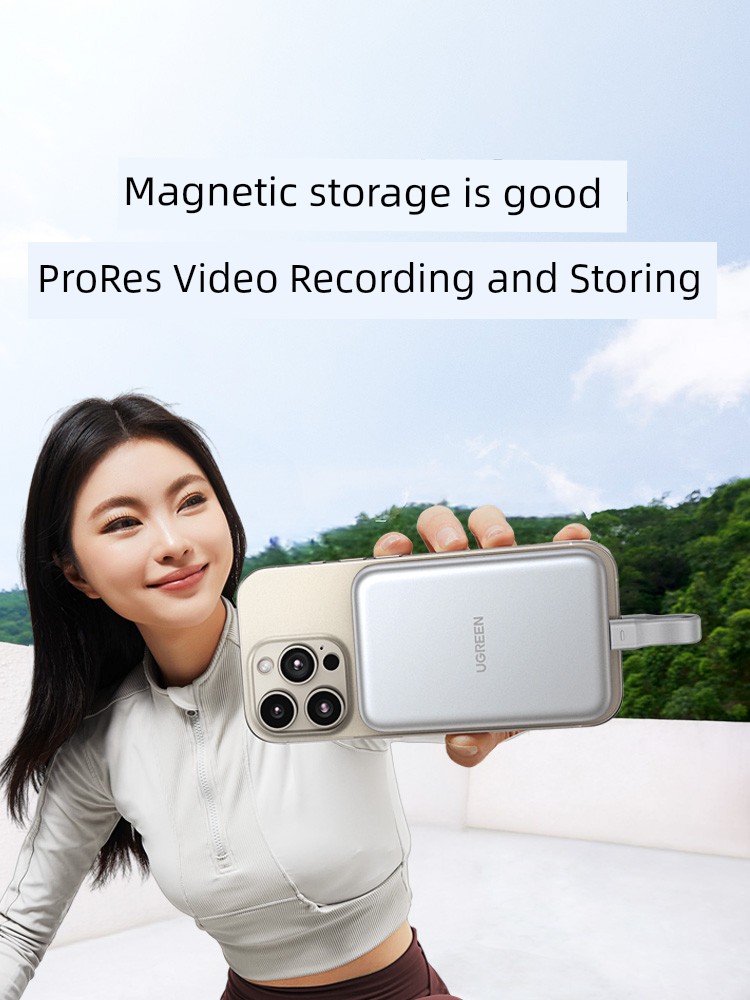 Green Magnetic Hard Disk Box M.2 Solid State M2 Movable NVMe for Apple 1516promax External 2230ssd