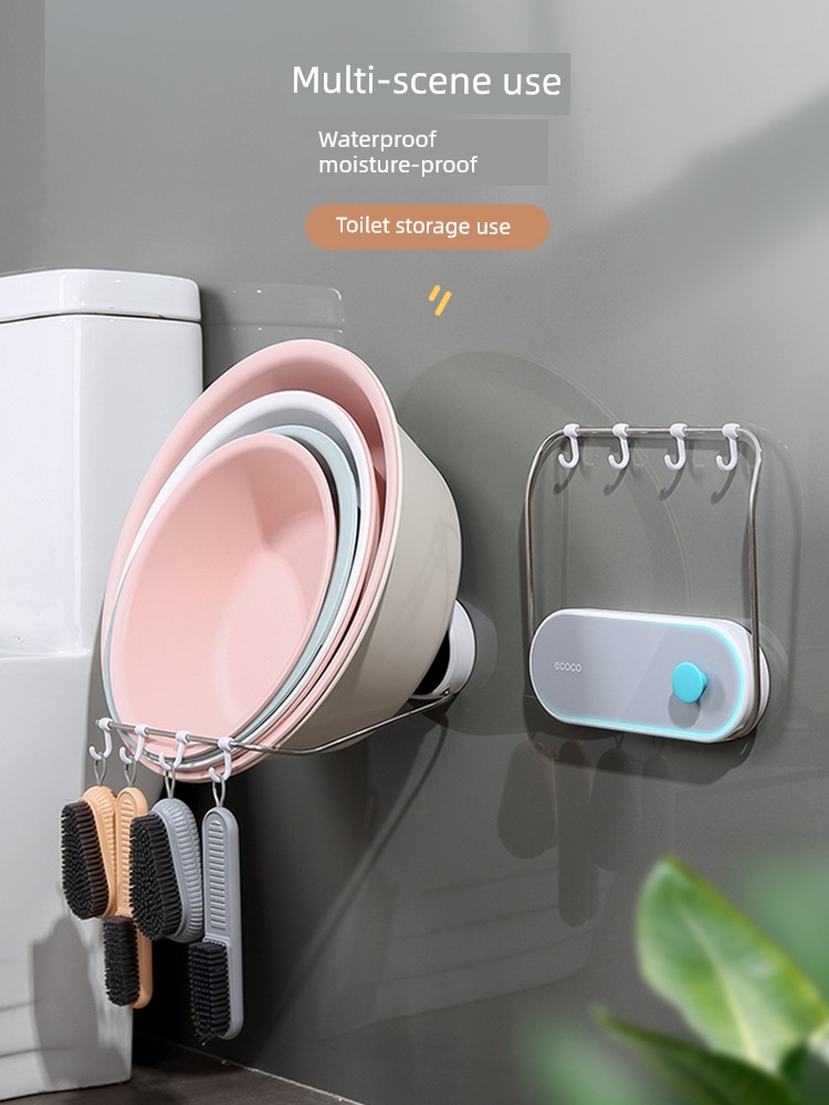 Punch-Free Toilet Bathroom Hand Washing Washbasin Storage Rack