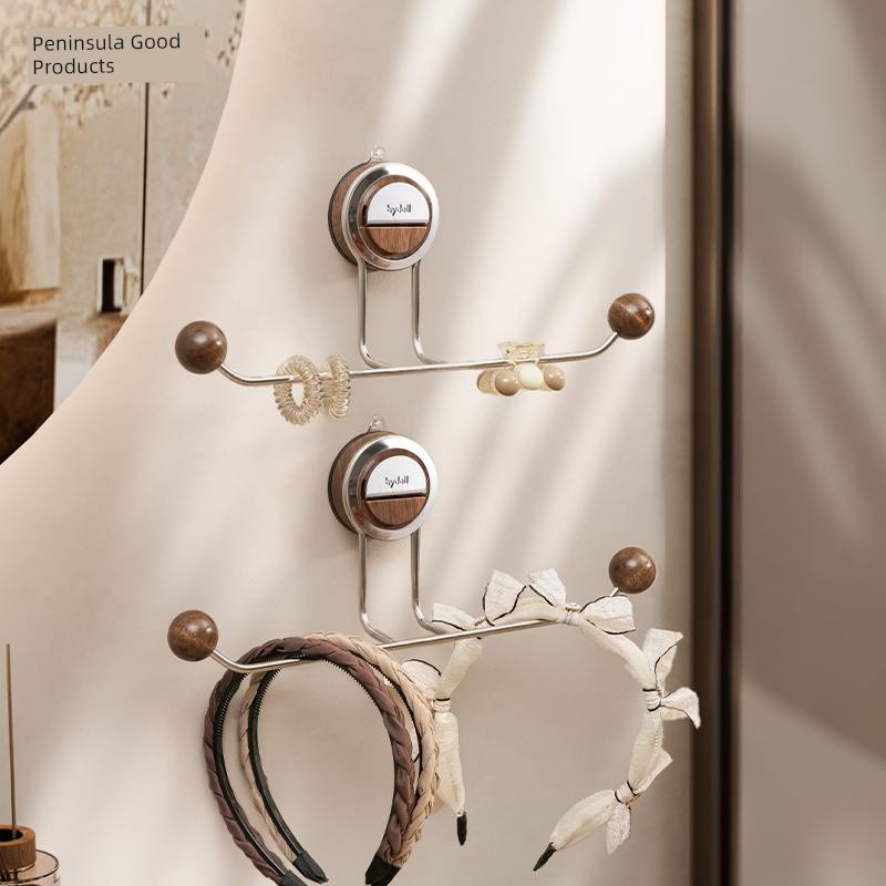 Suction Cup Storage Holder Bathroom Table Wash Basin Hairpins/Hairbands Storage Rack Bathroom Wash up Sink Storage Rack