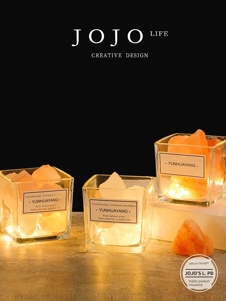 Jojo's L. Pd. Mr. Grocery. Fragrant Stone Crystal Stone Fire-Free Aromatherapy Essential Oil Indoor | Purple Empty