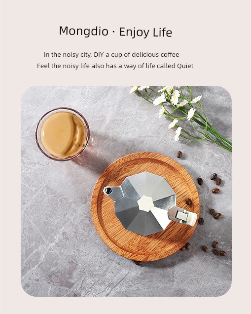 Mongdio Moka Pot - Brew Espresso at Home