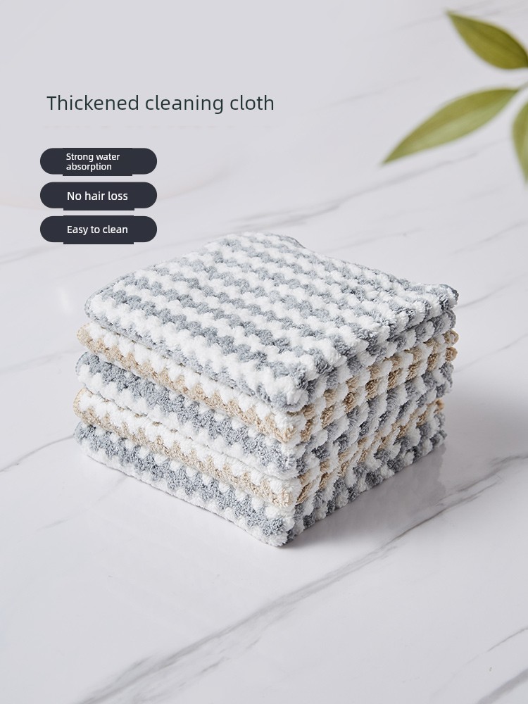 Cleaning Lint-Free Thickened Kitchen Dedicated Dishcloth