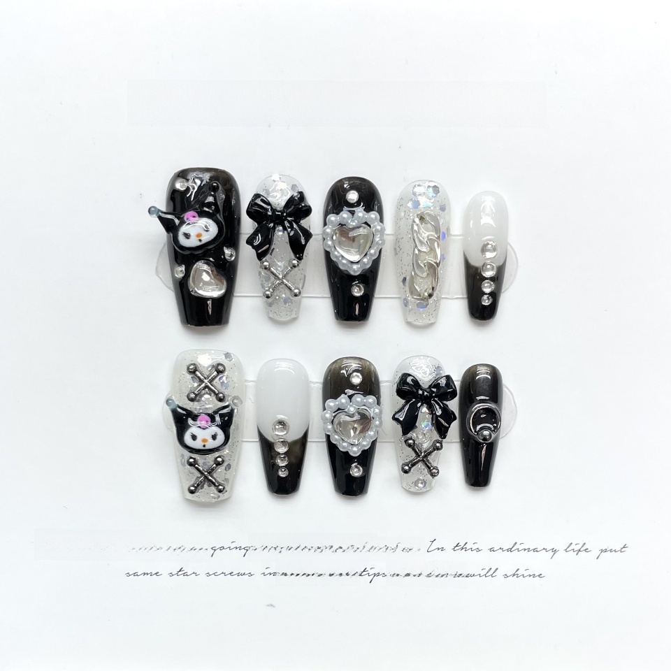 Wear Nail Dark Lolita Sexy Wind Clow M Manicure