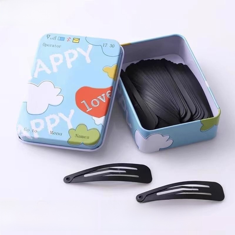 Black South Korea Headdress Hairpin Water Drop Clip