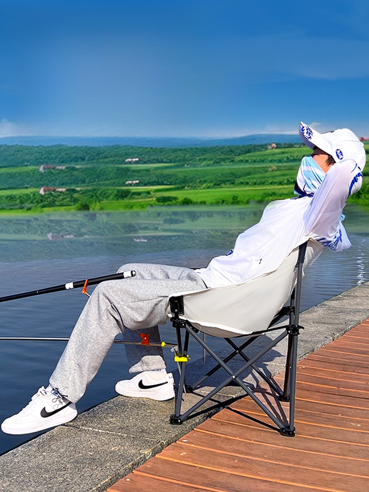 Portable Camping Casual Fishing Stool Recliner Outdoor