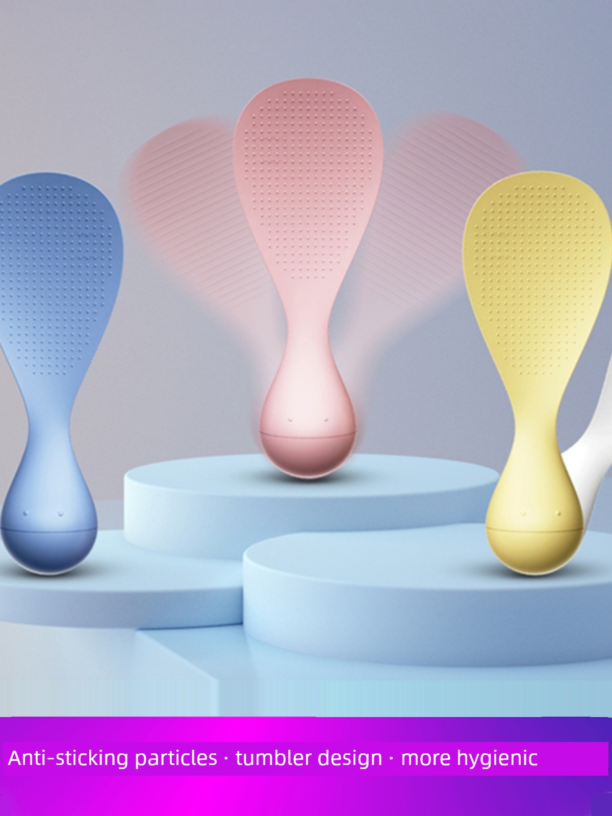 Tumbler Anti-Adhesive Rice Spoon High Temperature Resistant For Home Kitchen Utensils Rice Cooker Rice Spoon Rice Spoon