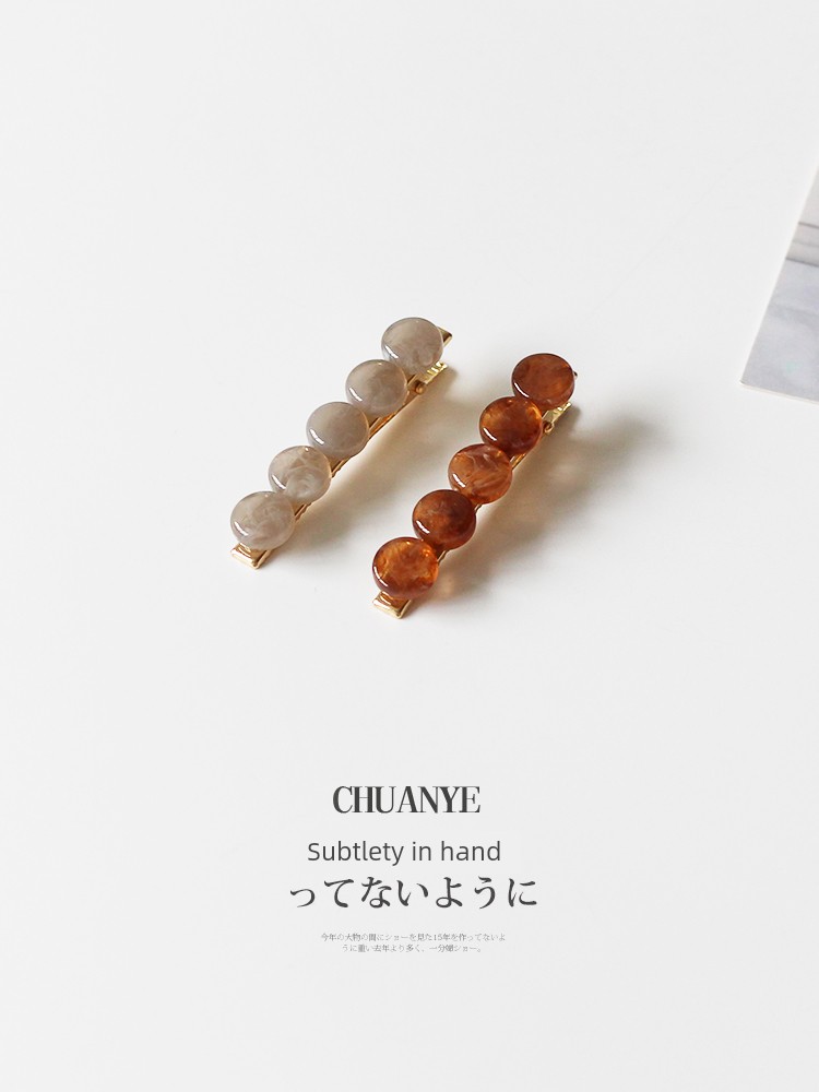 Kawano Texture Sense Clip Headdress Hairpin 2024 New Arrival Classy Hairpin Female Side Little Clip Hair Accessories Bang Clip
