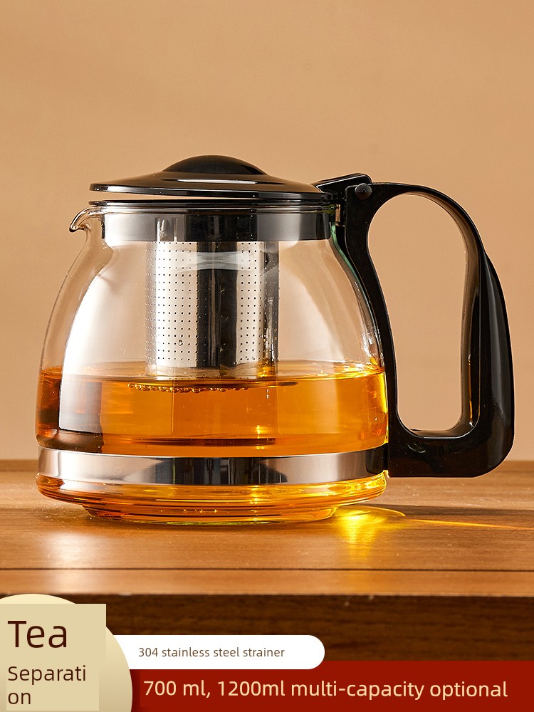 Glass Teapot Tea Set Suit For Home Scented Tea Water Kettle 2024 New Arrival Single Teapot Heat-Resistant Water Filtration Kettle Water Kettle Teapot