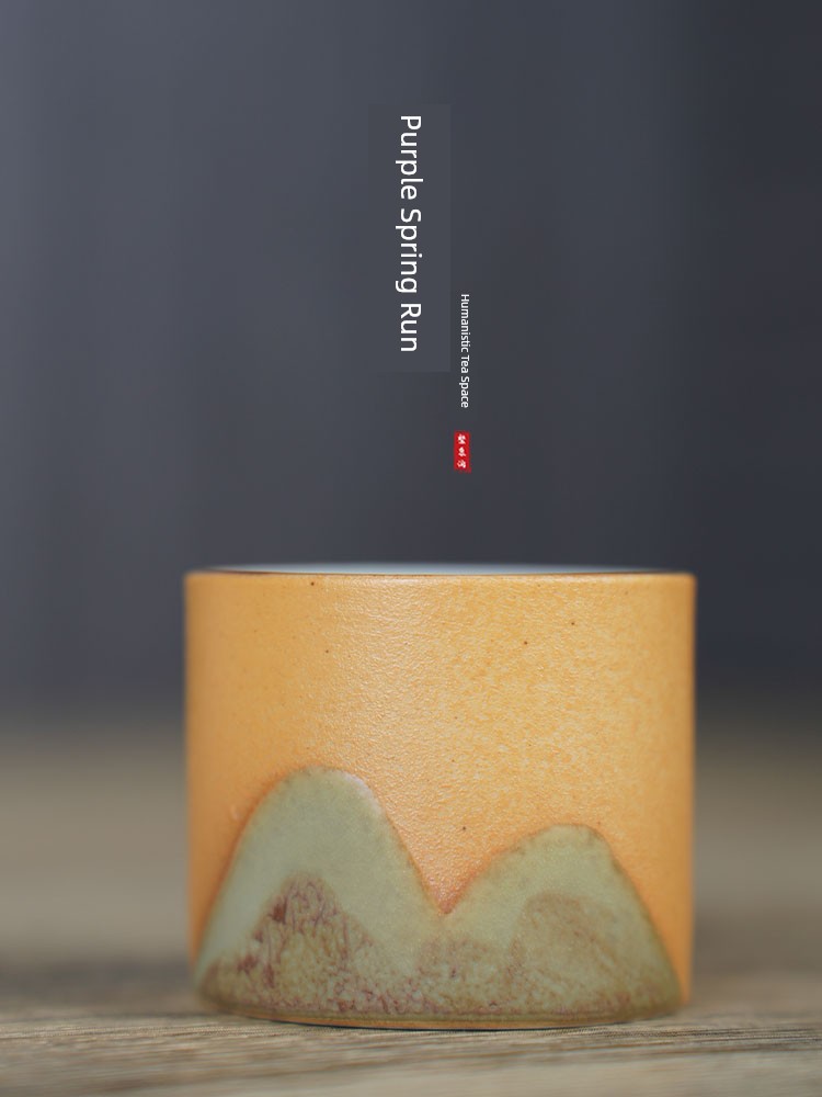 Jojo's L. PD Ziquan Jian · Stoneware Tea Cup Master Cup Porcelain Tea Tasting Cup Retro Single Cup