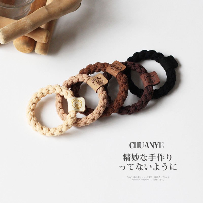Kawano Bold Brown Hair Bands - Internet Famous
