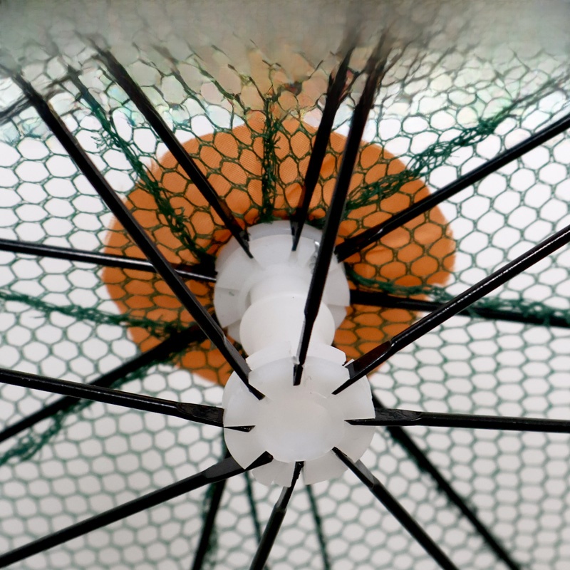 Enhanced Fishing Net Ricefield Eel Lobster Crab Cage Umbrella