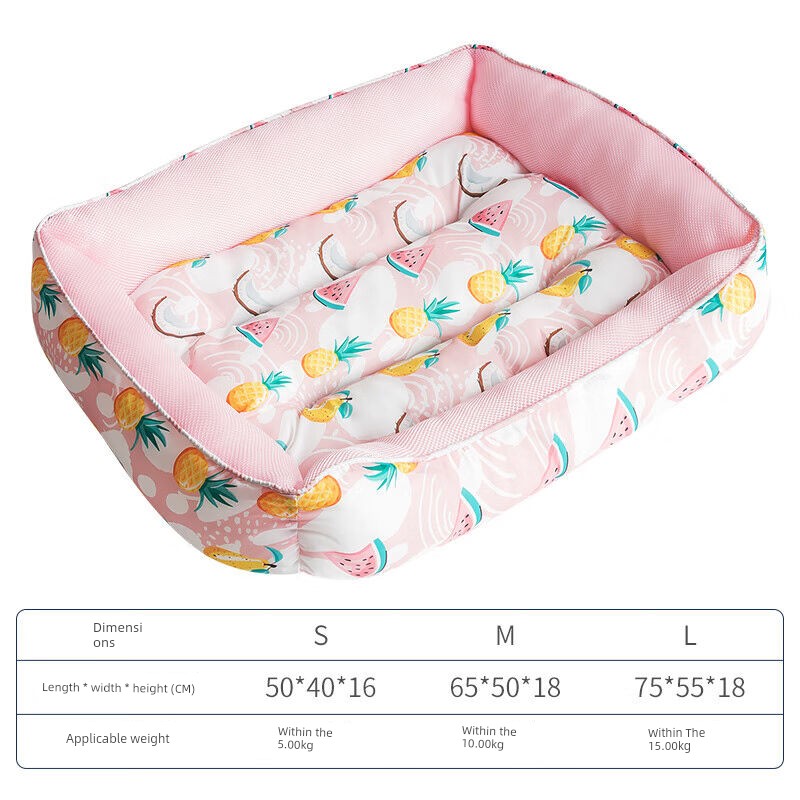 Hipidog Kennel All Year Round Neutral Summer Cool Kennel Small Size Dogs Teddy/Pomeranian Corgi Dog Bed