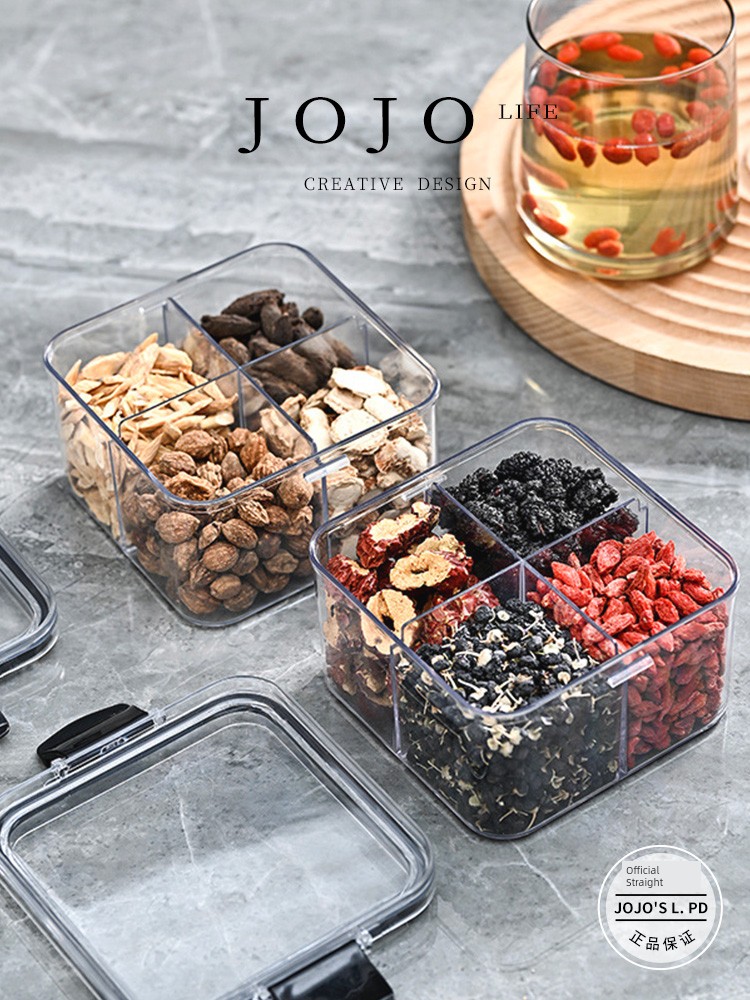 Jojo's L. Pd. Mr. Grocery. Four-Compartment Health Care Scented Tea Packaging More than Storage Tank-Grid | Power Distribution