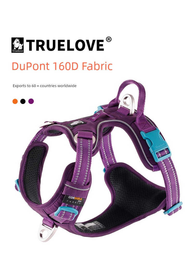 Truelove Dog Hand Holding Rope Chest Strap Small, Medium and Large Dogs Vest Pet Dog Walking Chain Outing Supplies