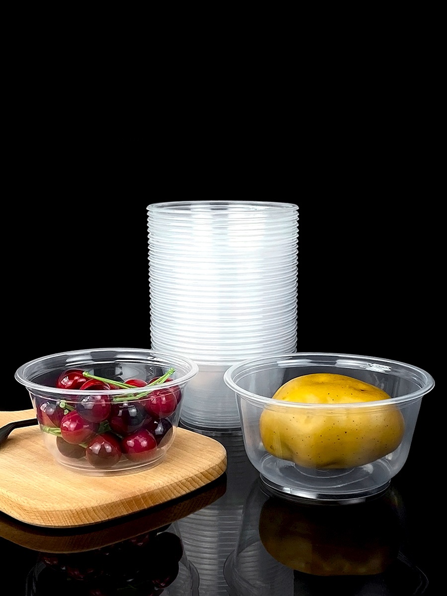 Plastic round Full Box Banquet Snack Disposable Bowl