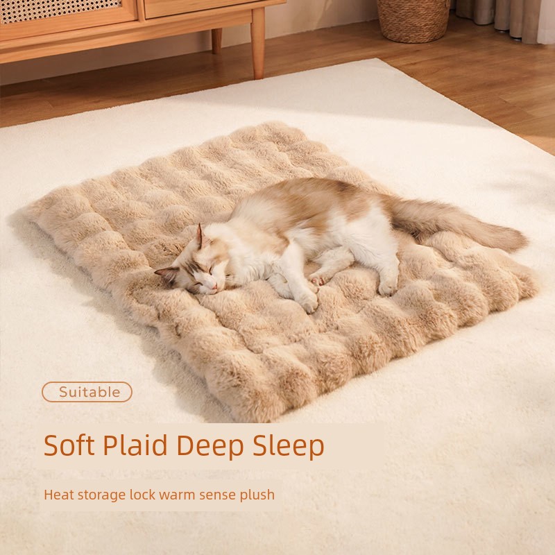 Cat Blanket Pet Blanket Winter Heattech Cat Mattress Winter Thickened Small Quilt Dog Mat Cat Nest Sleep