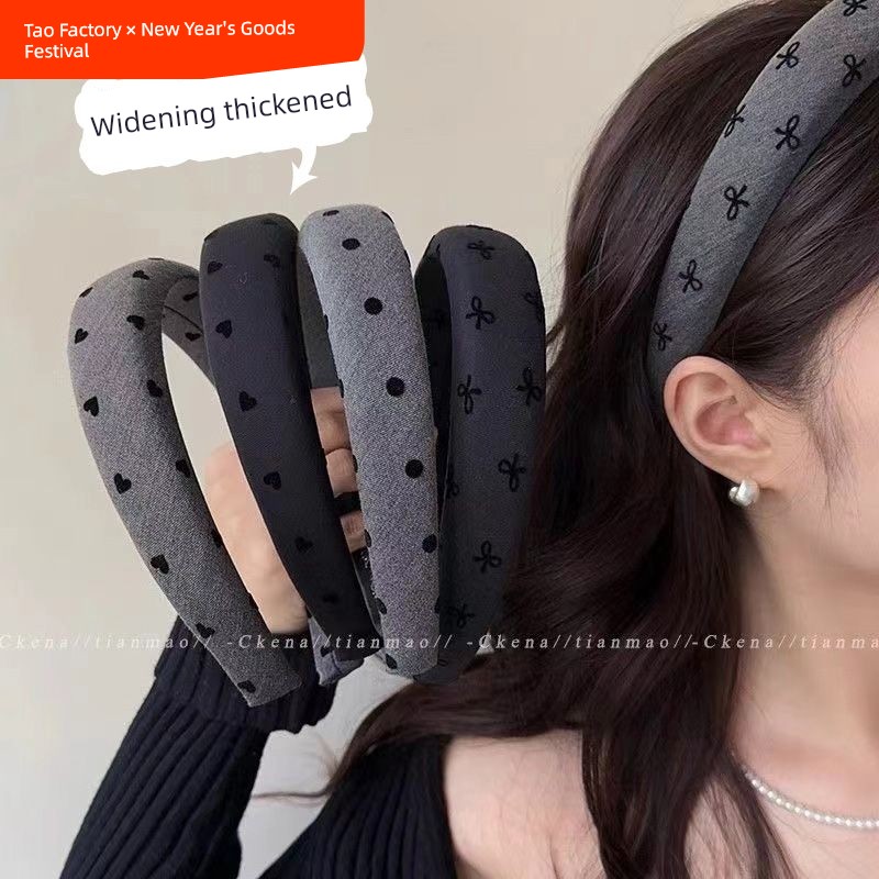 Easiest for Match Sponge Elegant High Skull Top Bows Headband