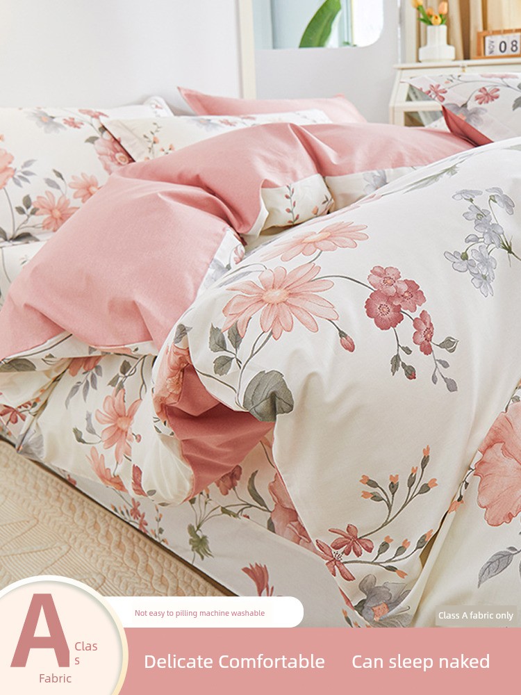 Fresh Dormitory Single Student Cotton Quilt Cover
