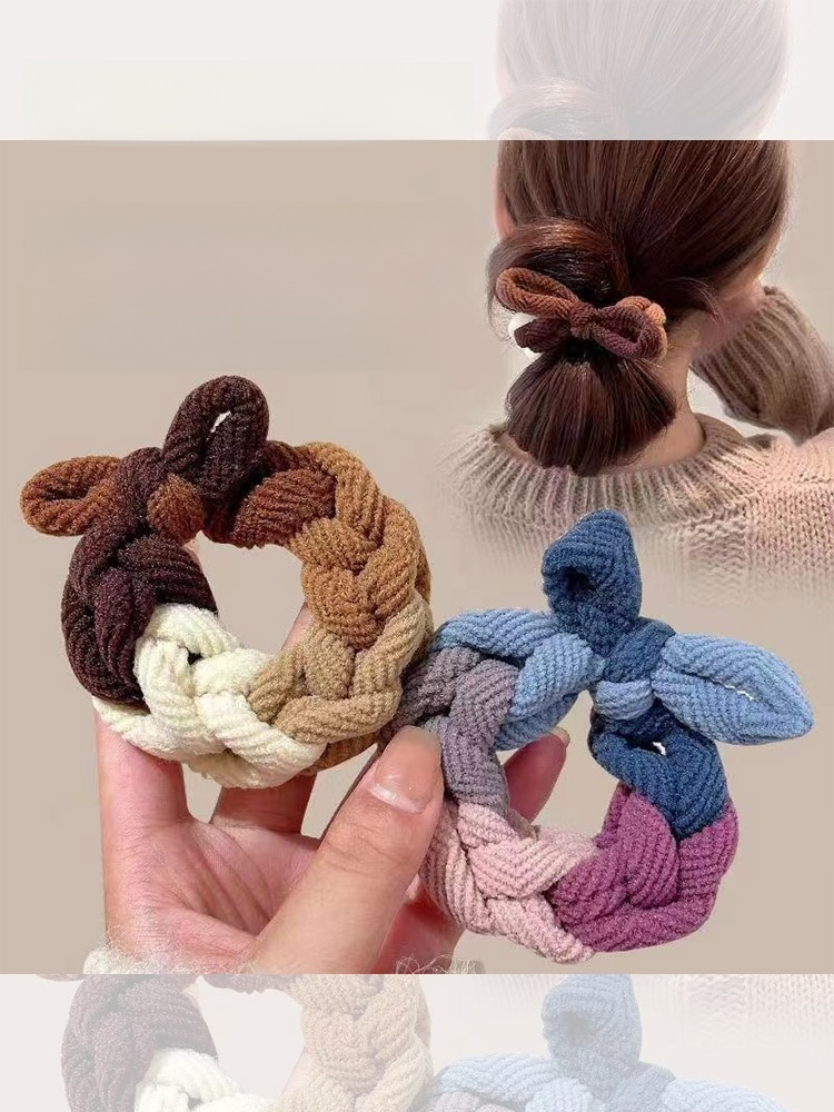 Hair Rope Bun High Ponytail Zhao Lusi Bows