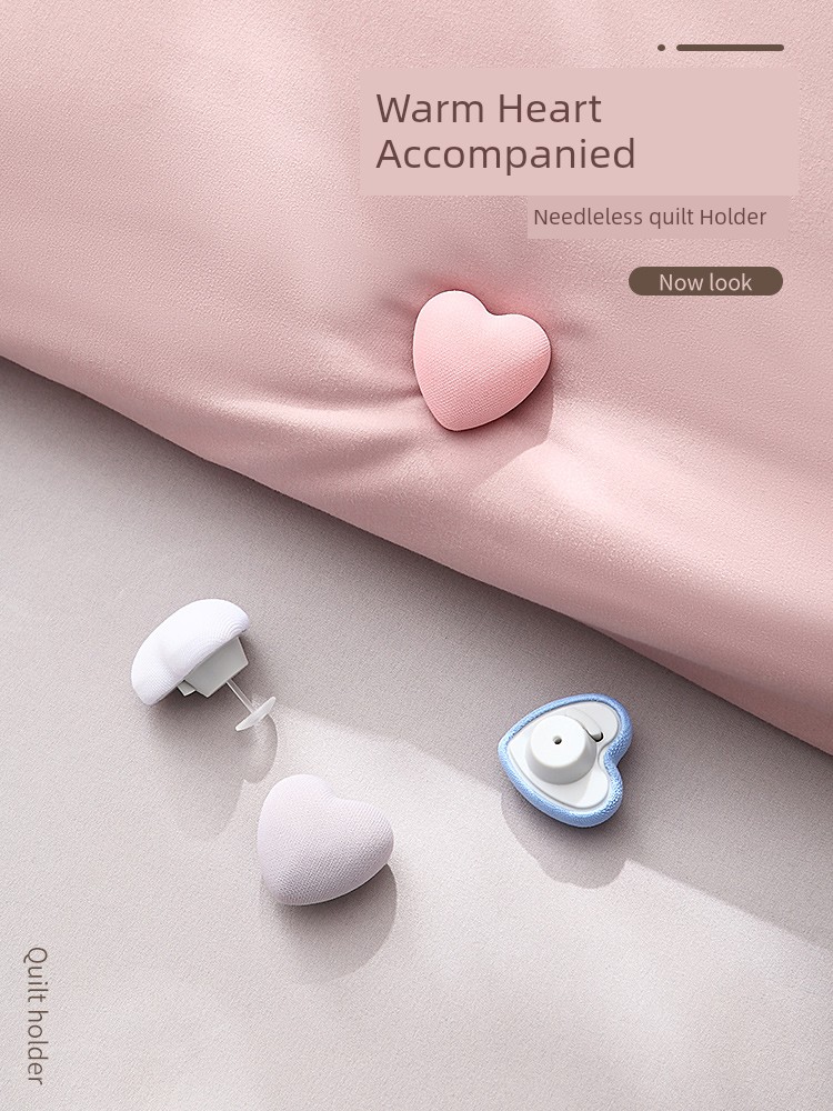 Quilt Stamping Holder Upgraded Needle-Free Safety Invisible Non Slip Duvet Cover Duvet Cover Quilt Anti-Run Handy Gadget