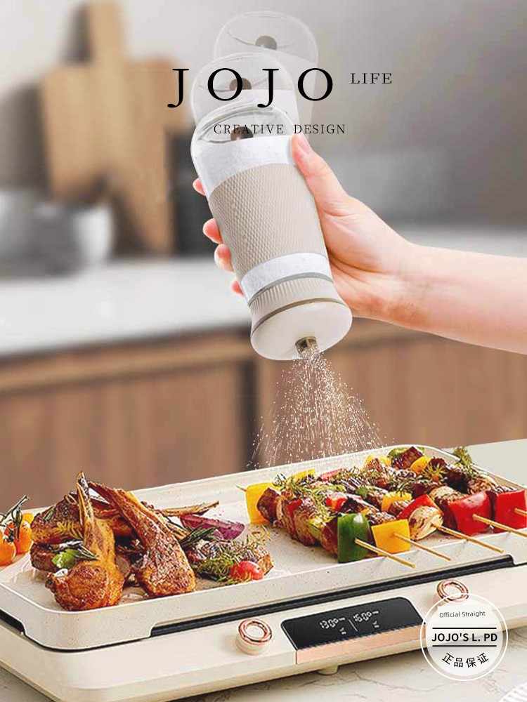 Jojo's L. Pd. Mr. Grocery. Quantitative Salt Jar Seasoning Box For Home Kitchen Saltcellar Salt Jar | Ou Qi