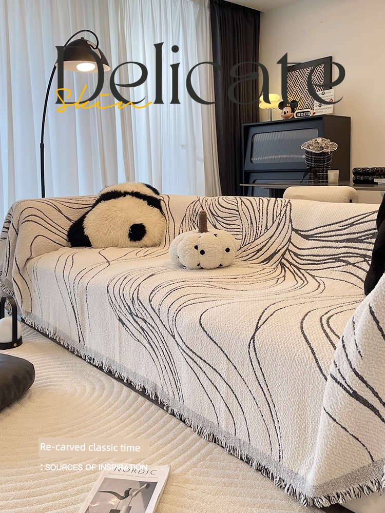 Sofa Cover Cloth All Year Round Neutral Sofa Towel 2025 Popular New Arrival Full-Cover Sofa Cushion Cloth Net Red Sofa Blanket
