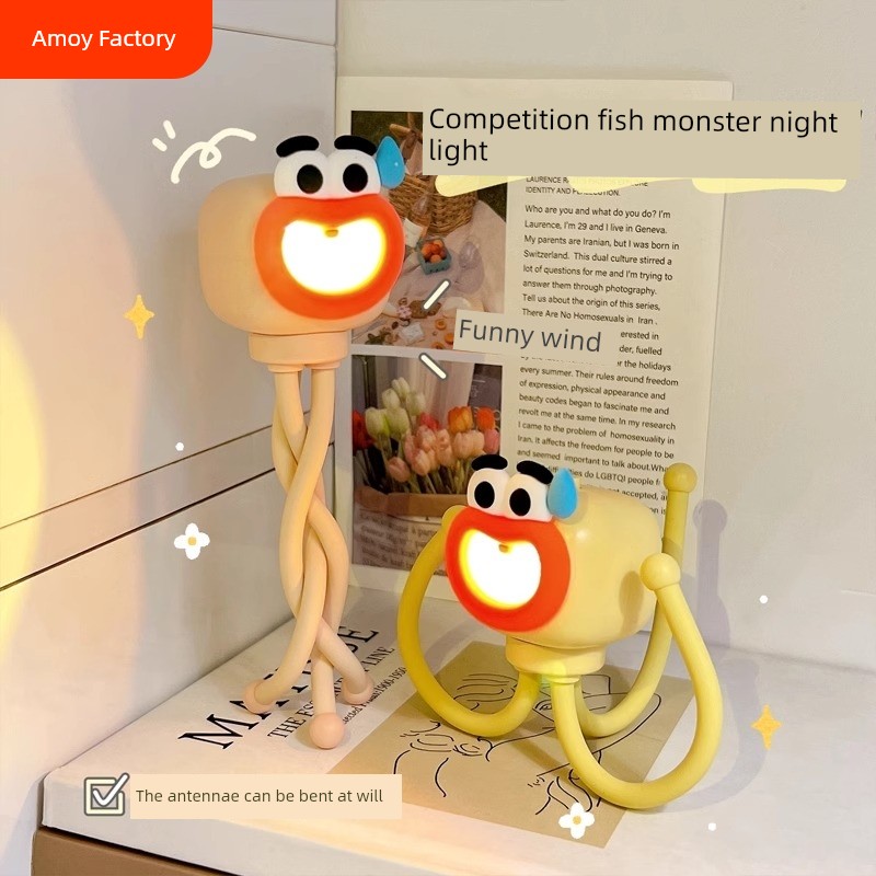Atmosphere Octopus Desktop Decoration Funny Practical Small Night Lamp