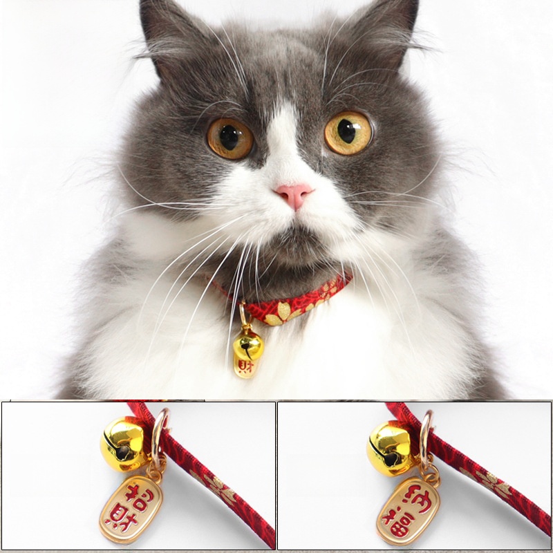 Japanese Style Neck Pendant Accessories Pet Collar