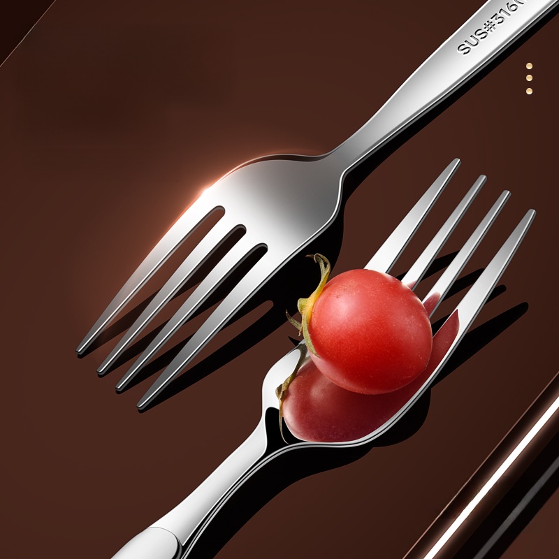 Adults and Children Noodles Steak Spork 316 Stainless Steel