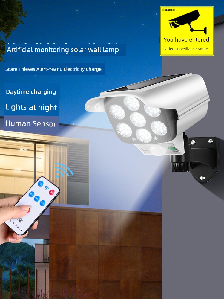 Solar Rex Lighting Artificial Monitoring Rural Wall Lamp