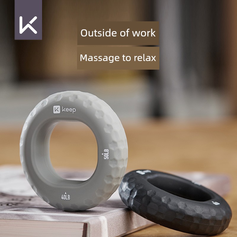 Keep Silicone Rehabilitation Male and Female Portable Compact Grip Ring