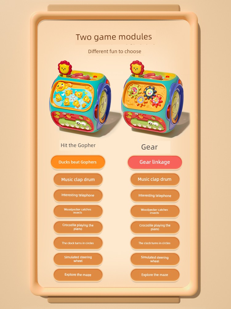 Baby Toys Baby Toddler Puzzle 0 Early Education 1 One and a Half Years Old 2 Kids 7 6 Months Or More 12 Boys and Girls 8 9