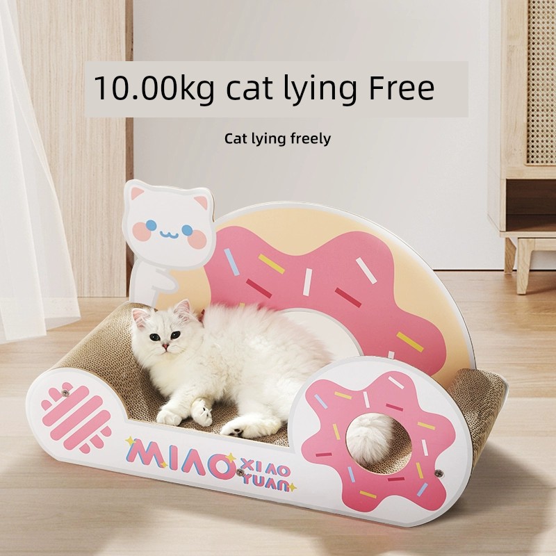 Cat Scratch Board Nest Classy Super Big Scratch Not Rotten Abrasion Resistant No Dandruff Cartoon Sofa Sofa Protection Toy Cat Bed