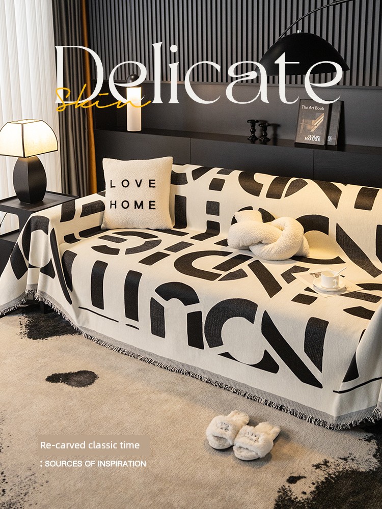 2025 New Arrival Sofa Cover Cloth All Year Round Neutral Non Slip Accessible Luxury Classy Chenille Sofa Cover Cover Towel Anti-Scratching