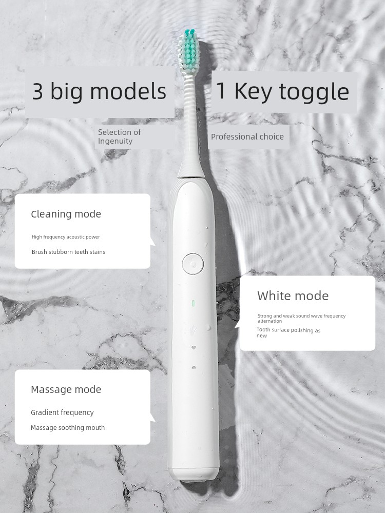 NetEase Yeation Sonic Type round Head Men's and Women's Electric Toothbrush