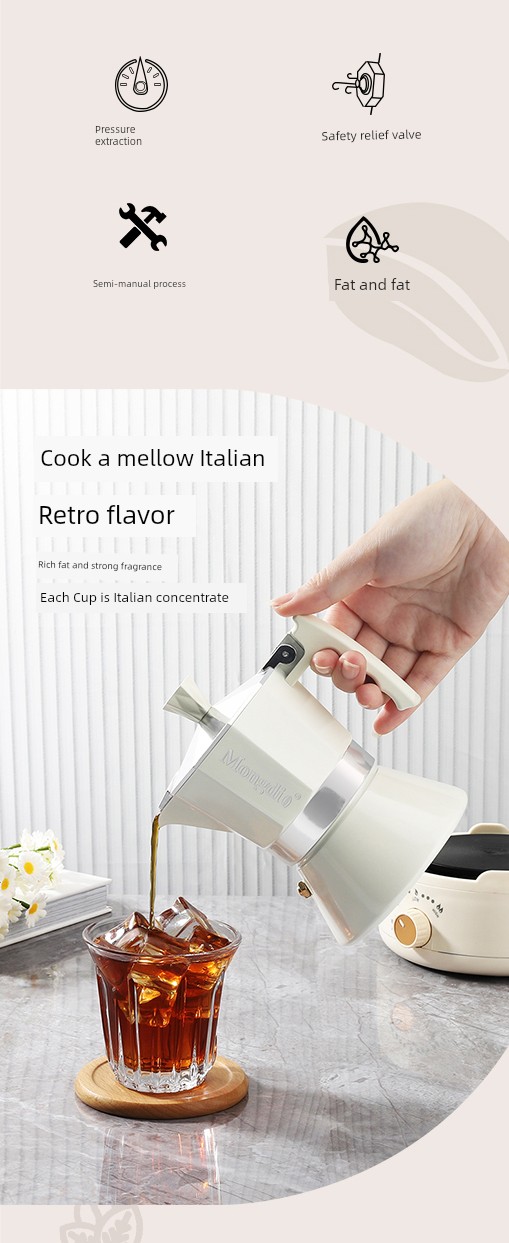Mongdio Moka Pot - Brew Espresso at Home