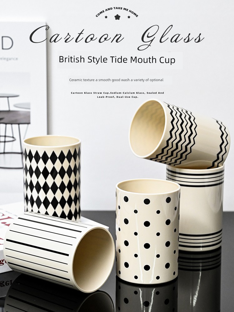 Gargle Cup For Home Simple Toothbrush Cup Kids One Pair of Lovers Good-looking Creative Mouthwash Cup Tooth Mug