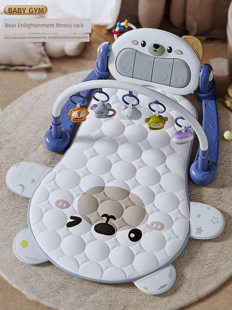 Baby Pedal Piano Gymnastic Rack Walker 0 1 Year Old 3 Months 6 Early Childhood Education Newborn Toddler and Baby Toy