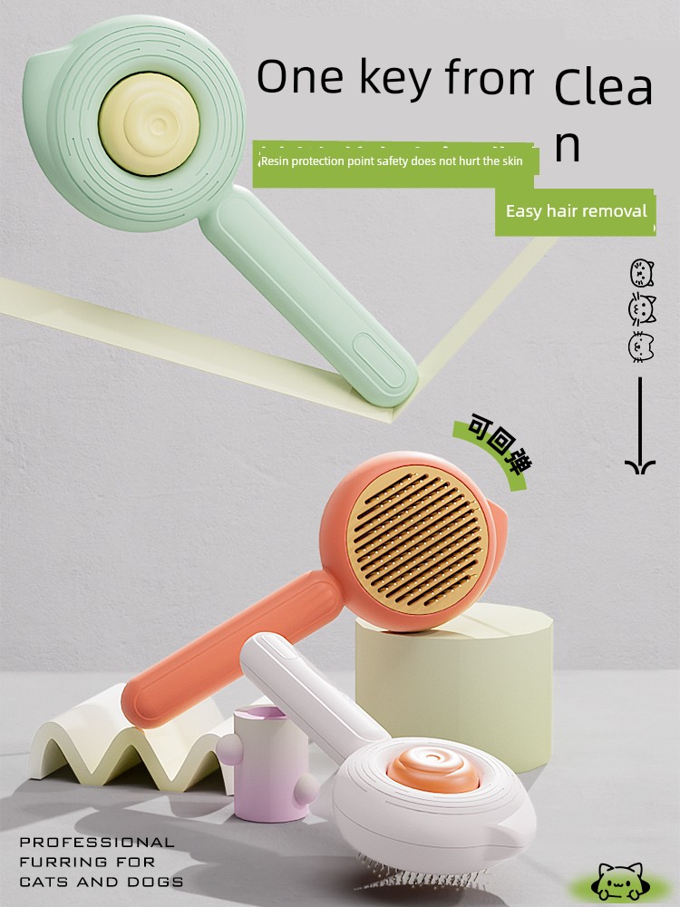 Dedicated Dog Pet Float Hair Cleaning Handy Gadget Cat Comb