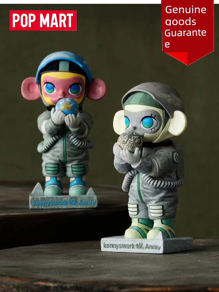 PopMart Pop Mart Molly Anniversary Sculpture Classic Origin Series Hand-Made Blind Box Fashion Play Decoration Gift