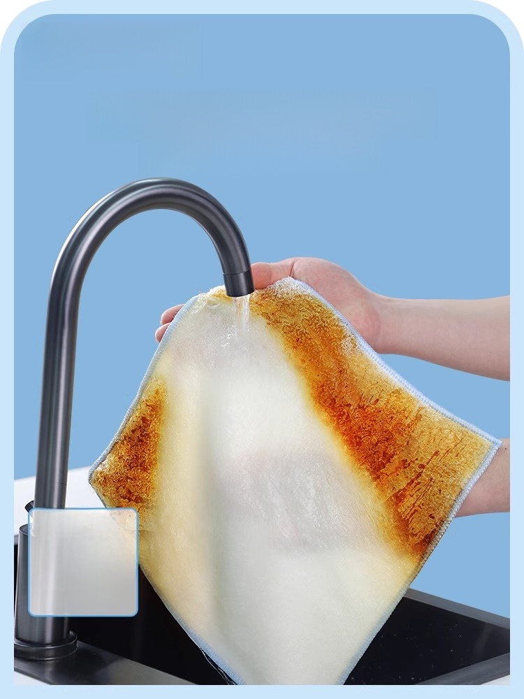 Hanshi Liu's Special Non-Stick Oil Cleaning Dishcloth