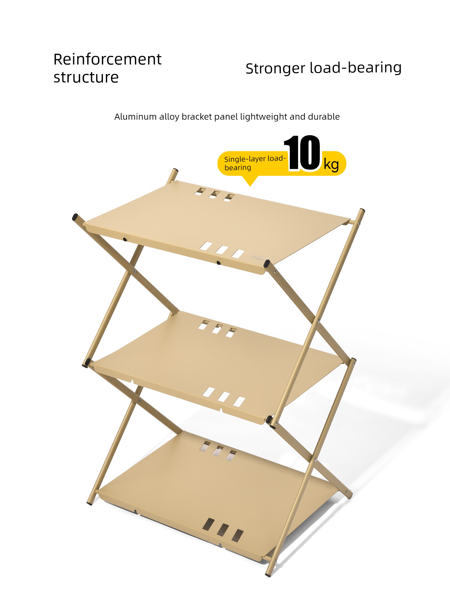 Primitive Man Storage Rack Can Be Deformed Foldable Dual-Purpose Outdoor