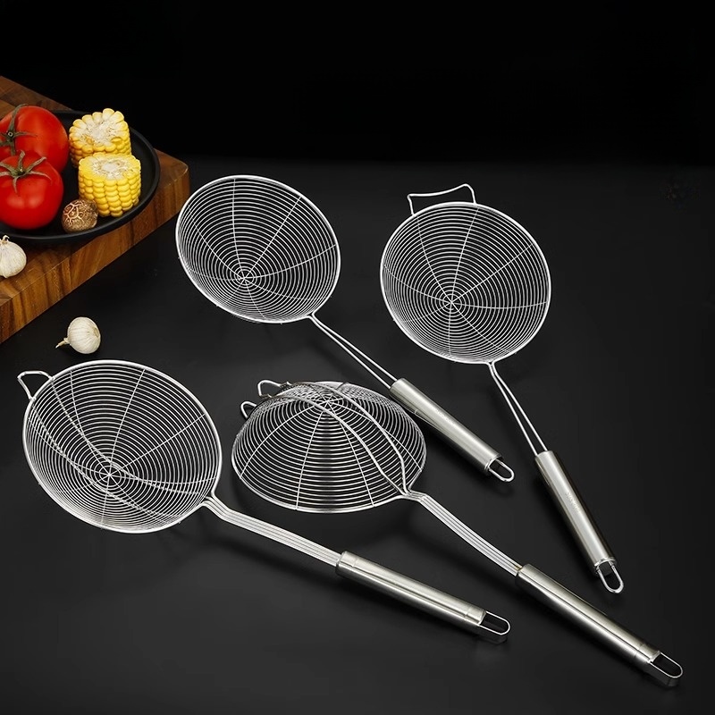 Scoop Noodles Hot Pot Commercial Dense Mesh Stainless Steel Colander