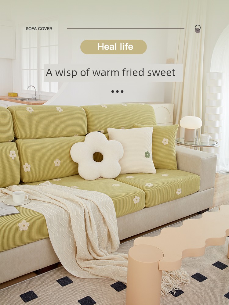 Sofa Cover All-Inclusive Universal Cover All Year Round Universal Sofa Cushion Seat Cover Sofa Towel Elastic Sofa Slipcover Sofa Towel