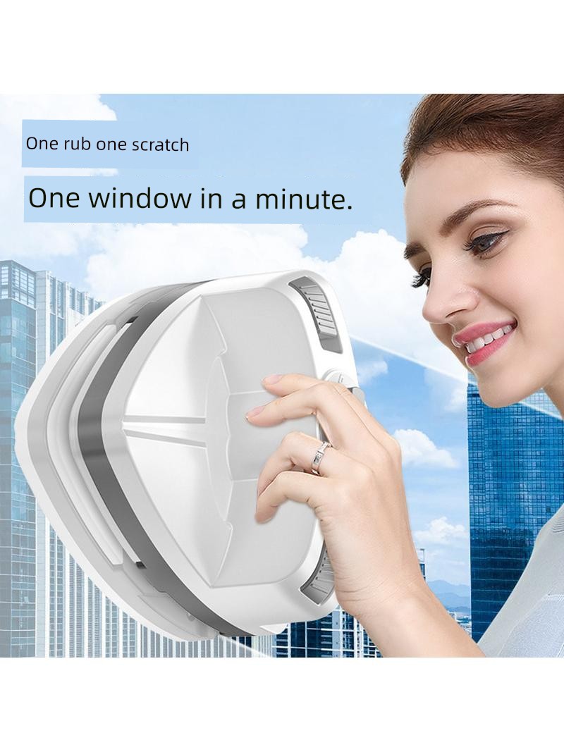 Home Household Double-Sided Wipe Glass Wiper Wipe High-Rise outside Window Housekeeping Cleaning Professional Cleaning Tools Scrap Brush