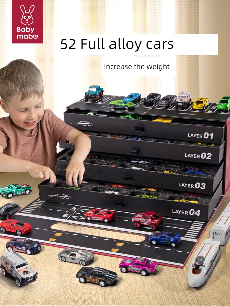 Kids Alloy Car Toy Educational Boy's Development Brain-Moving 3 to 6 Years Old Baby 5-7 Little Boy Birthday Gift