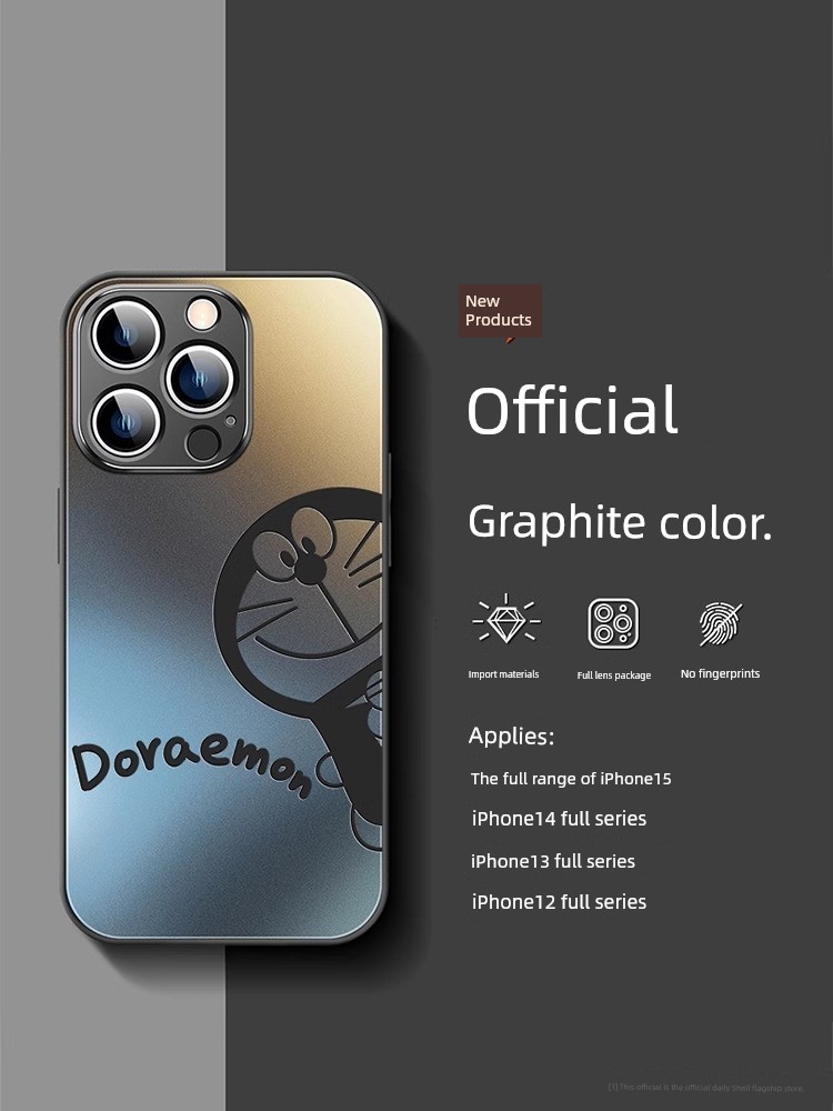 Frosted Glass Classy Lens All Wrapped Cartoon Apple