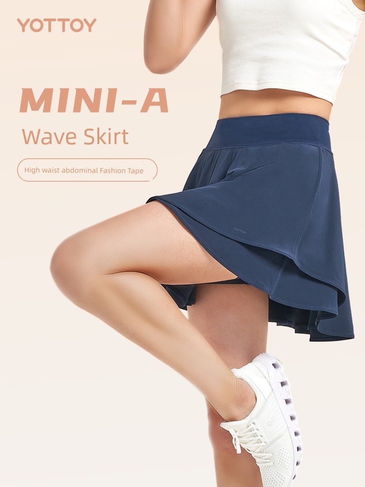 Fake Two-Piece Running Tennis Suit Women's Summer Outdoor Skirt