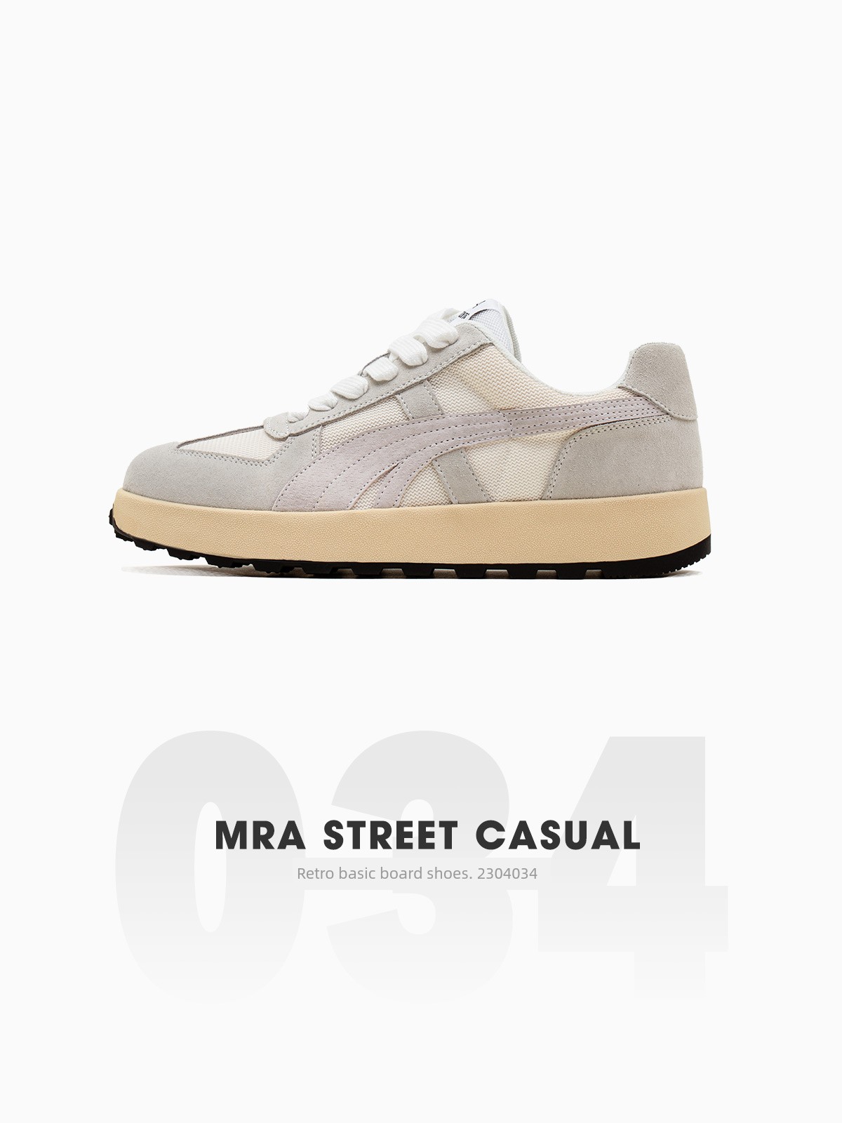 MRA Japanese Style Vintage Skateboard Shoes Men's Shoes Summer 2024 New Arrival Breathable Retro Cortez Easiest for Match Casual Sneaker