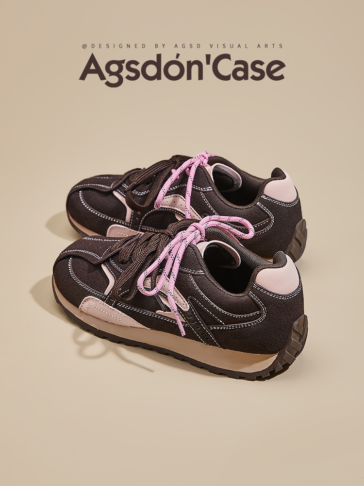 Augusto Retro Forrest Gump Women's Shoes 2025 New Arrival Spring Thick Sole Easiest for Match Increased Casual German Training Sneaker Hot